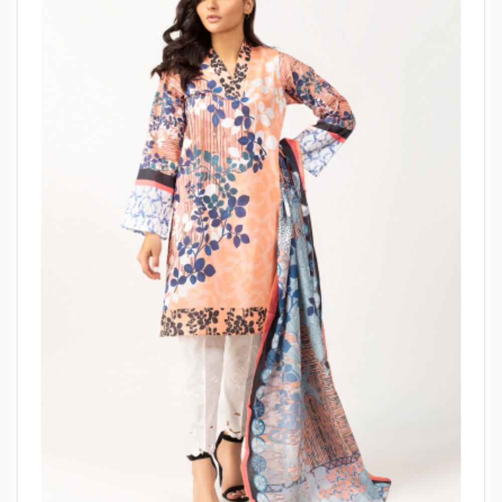 New Gul Ahmed XL kameez dupatta